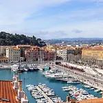 Апартаменты Extraordinary View On Port And Castle Hill - 1 Bdr & Parking Ницца
