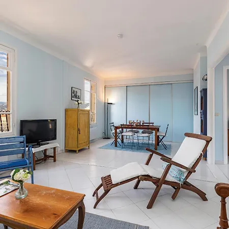 Extraordinary View On Port And Castle Hill - 1 Bdr & Parking 아파트 니스