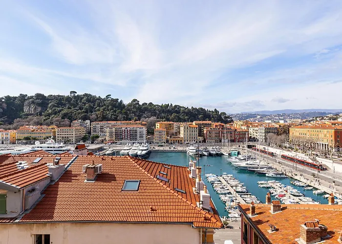 Extraordinary View On Port And Castle Hill - 1 Bdr & Parking Nizza